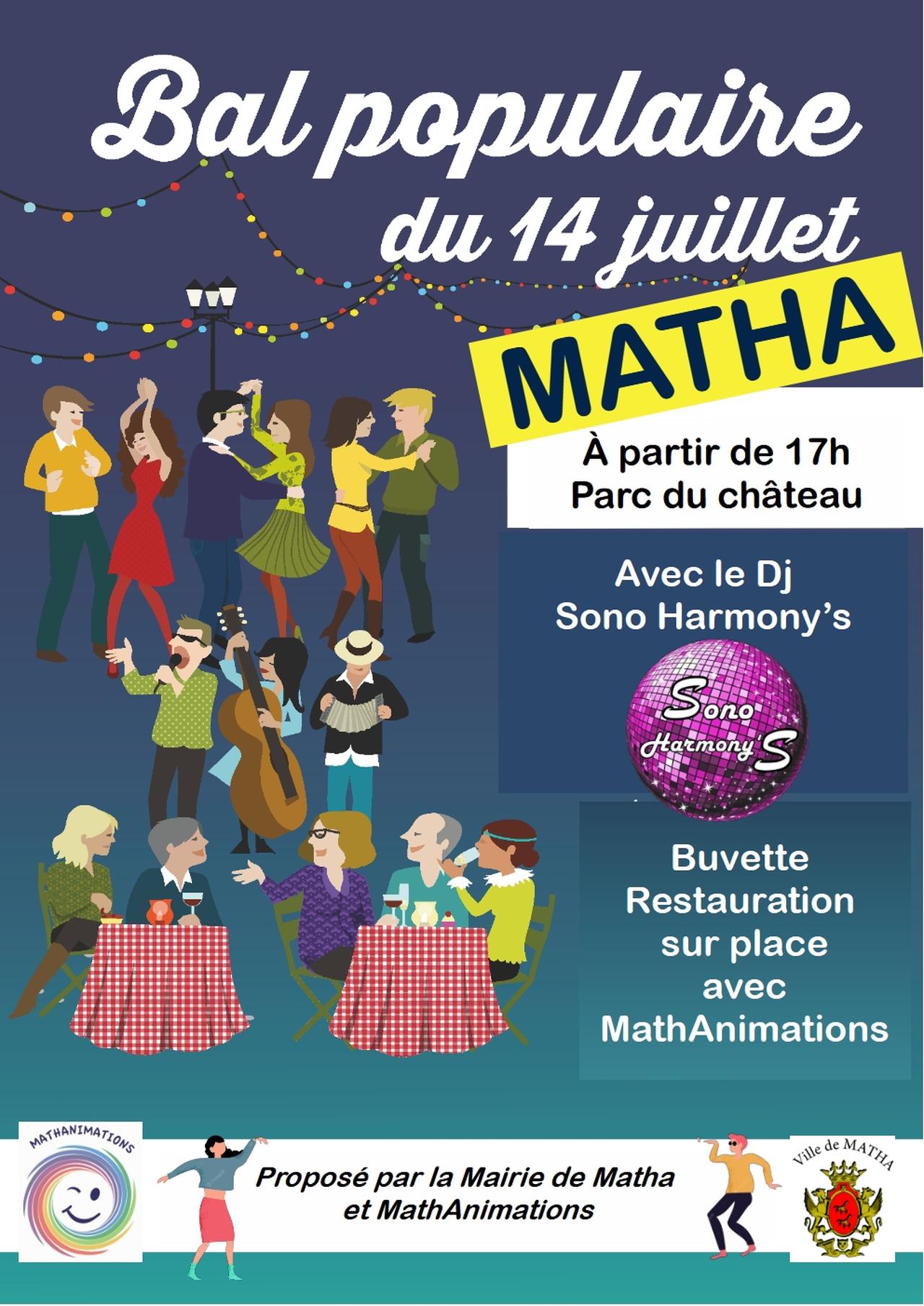 Mairie De Matha Bal Populaire Du Juillet Actualit